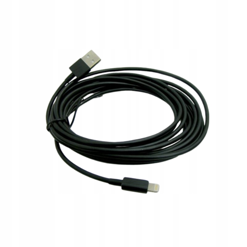 Kabel PC USB - Apple Lightning do Apple iPhone Ipad 8-PIN 3 metry czarny
