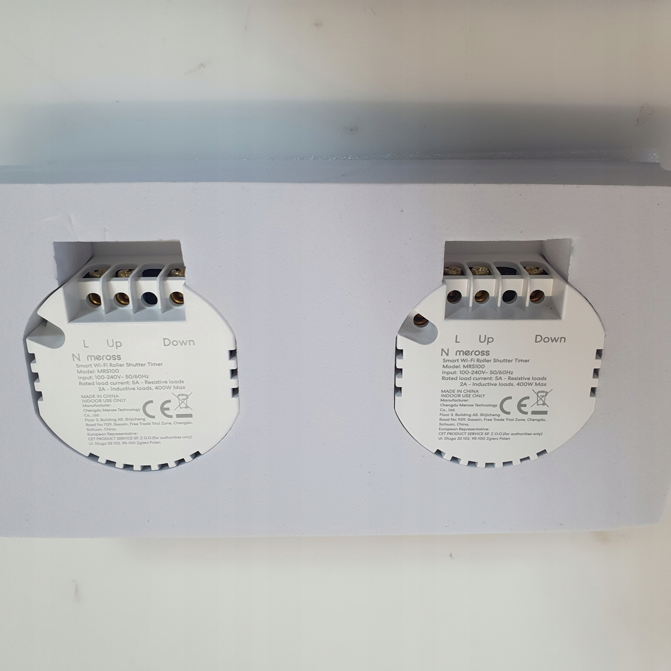 N3 Meross MRS100 Zestaw 2x przełączników do rolet Marka Meross