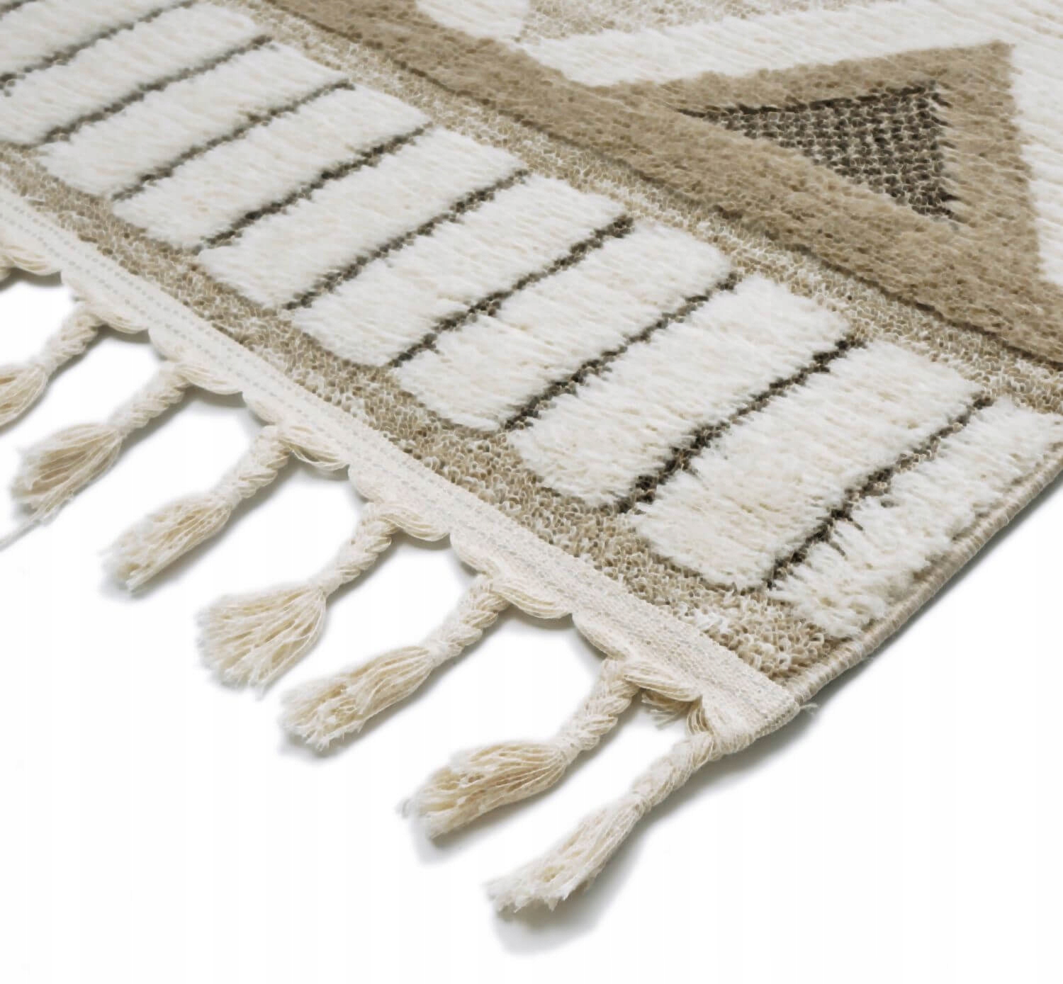 DYWAN SHAGGY BOHO DO SALONU SYPIALNI MIĘKKI WŁOS Z FRĘDZLAMI 120X170 Szerokość produktu 120 cm