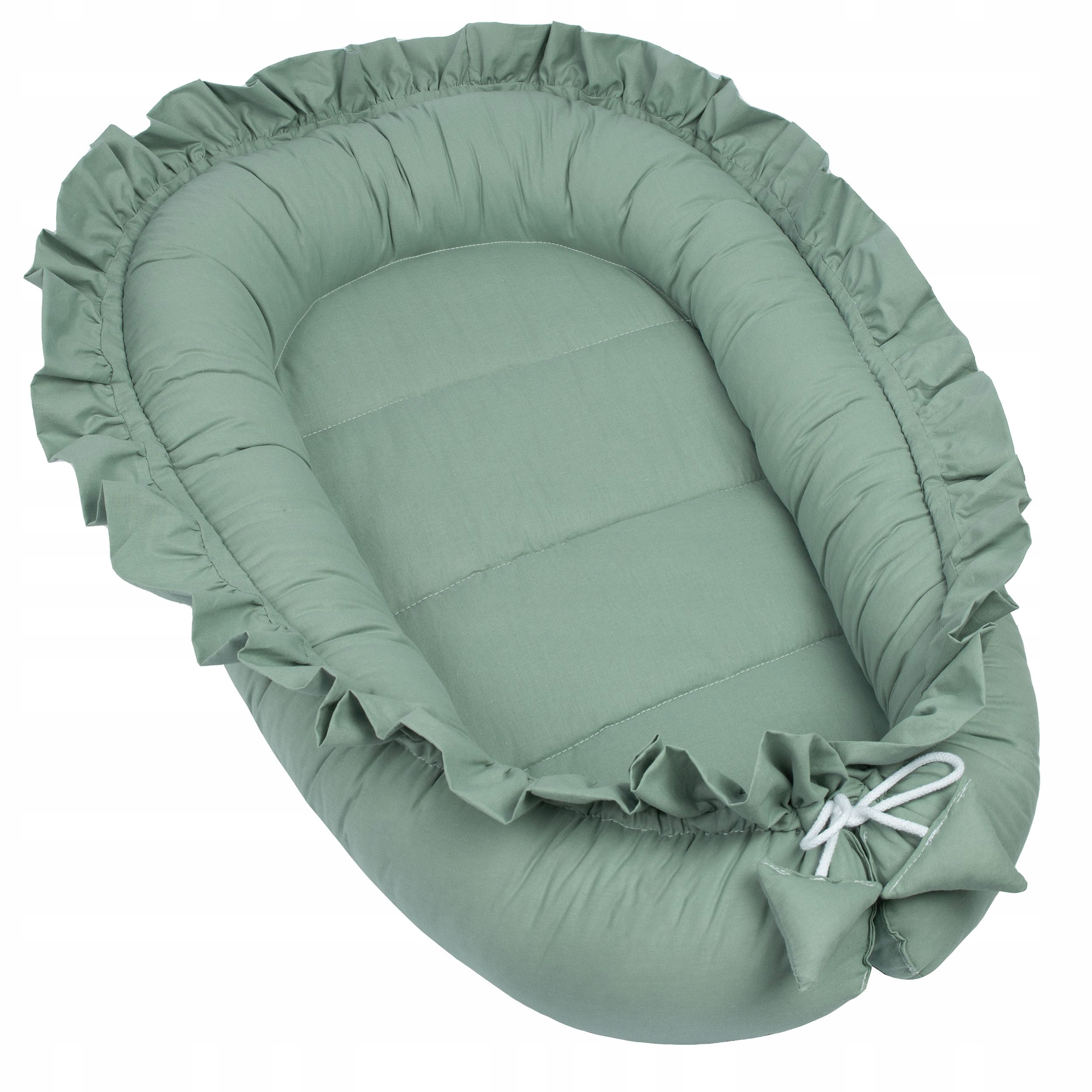 Kokon niemowlęcy dla niemowlaka bawełna z falbaną WYBÓR KOLORÓW