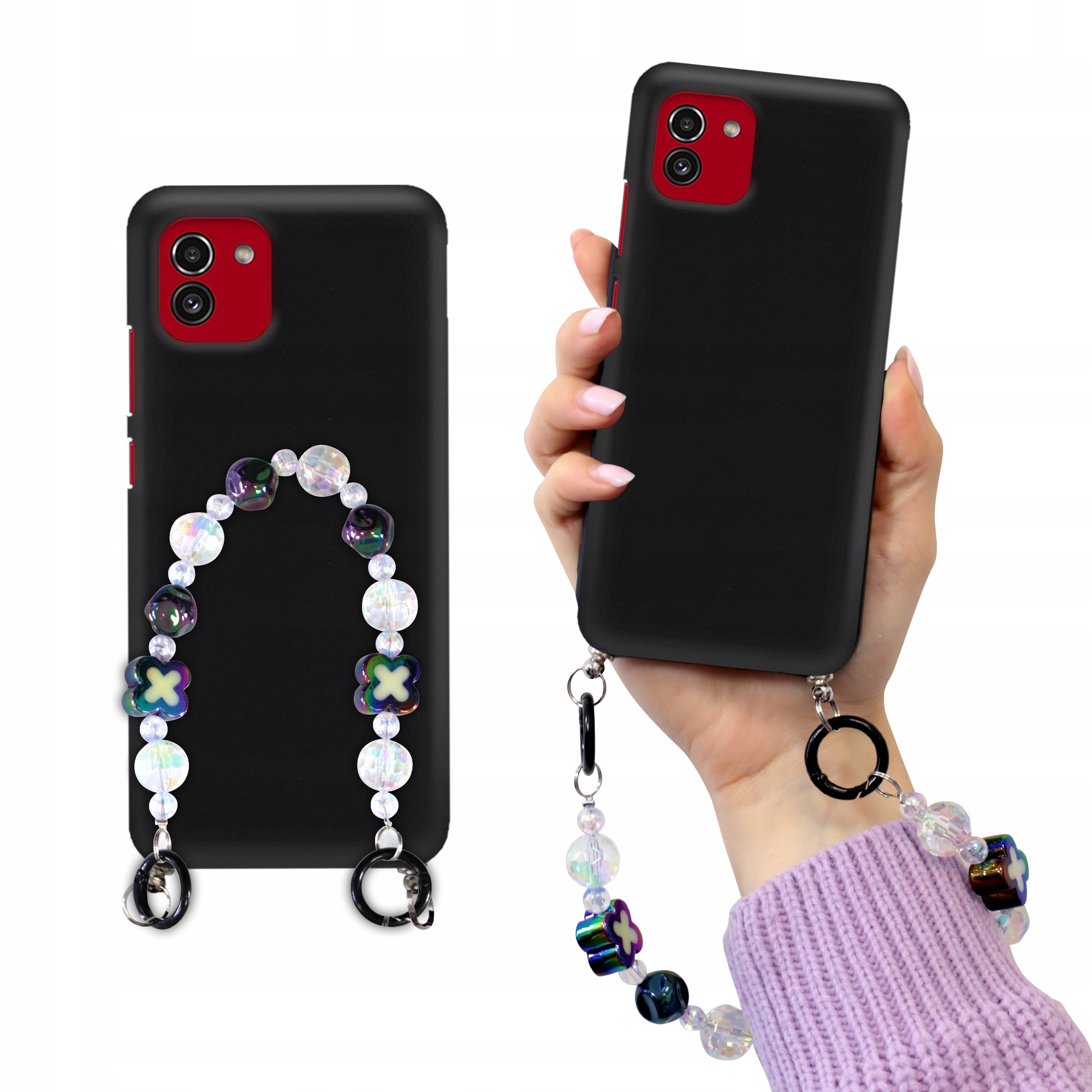 Matné Čierne Puzdro Pre Samsung A03s Blink Korale Holo