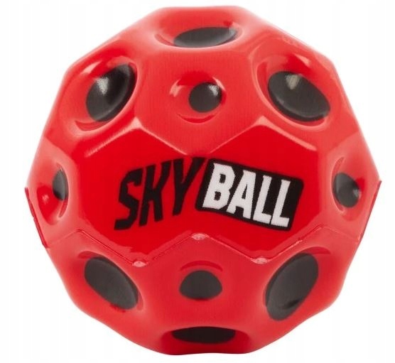 Piłka piłeczka odbijająca się meteor Sky Ball czerwona 14772309405 