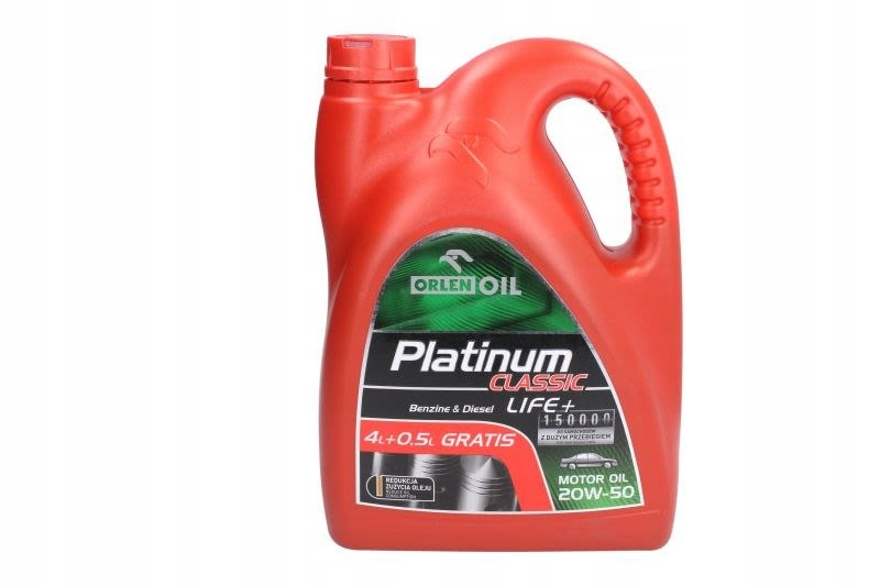 Olej silnikowy Orlen Plat CL. Life+ 20W50 4,5L