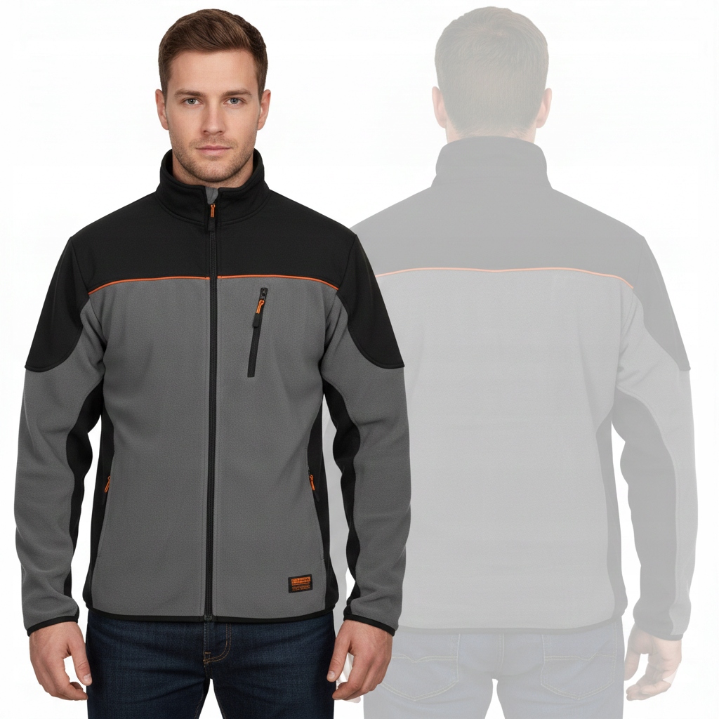 Polar Roboczy Ciepły Bluza Kurtka Robocza Polarowa Claspro