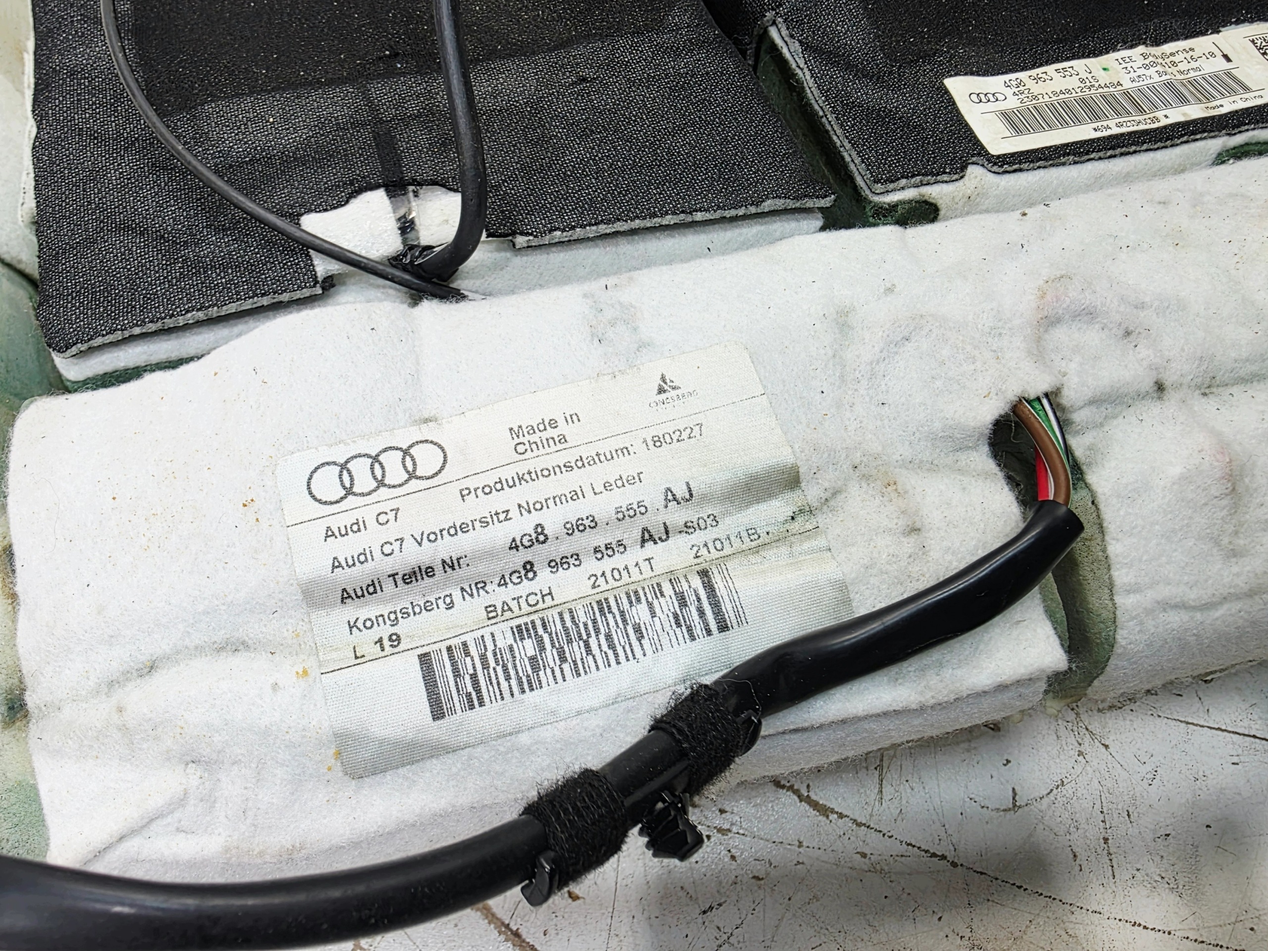MATA GRZEWCZA sitz links oder rechts sitzfläche AUDI A6 C7 A7 4G8963555AJ