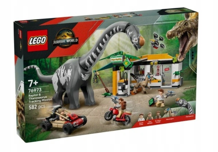 Lego 76973 Jurský Svět Na Stopě Tyranosaura A Raptora