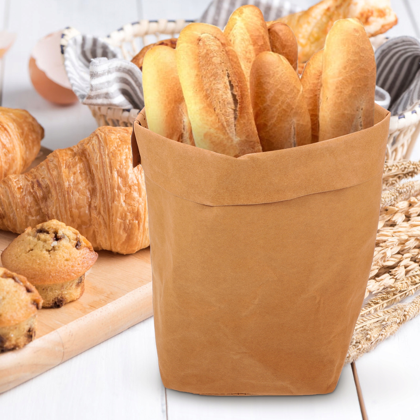 TORBY NA PRZEKĄSKI OWOCOWE Z PAPIERU KRAFTOWEGO ROLNICY RYNEK ŻYWNOŚCI Waga produktu z opakowaniem jednostkowym 0.1 kg