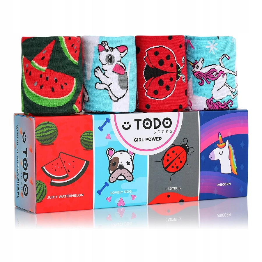 

Skarpetki Todo Socks Girl Power piesek zestaw 4346