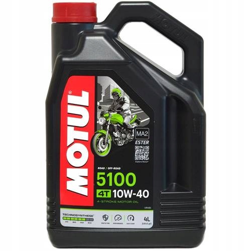 

Olej Silnikowy Motul 5100 4T 10W40 MA2 Ester 4L
