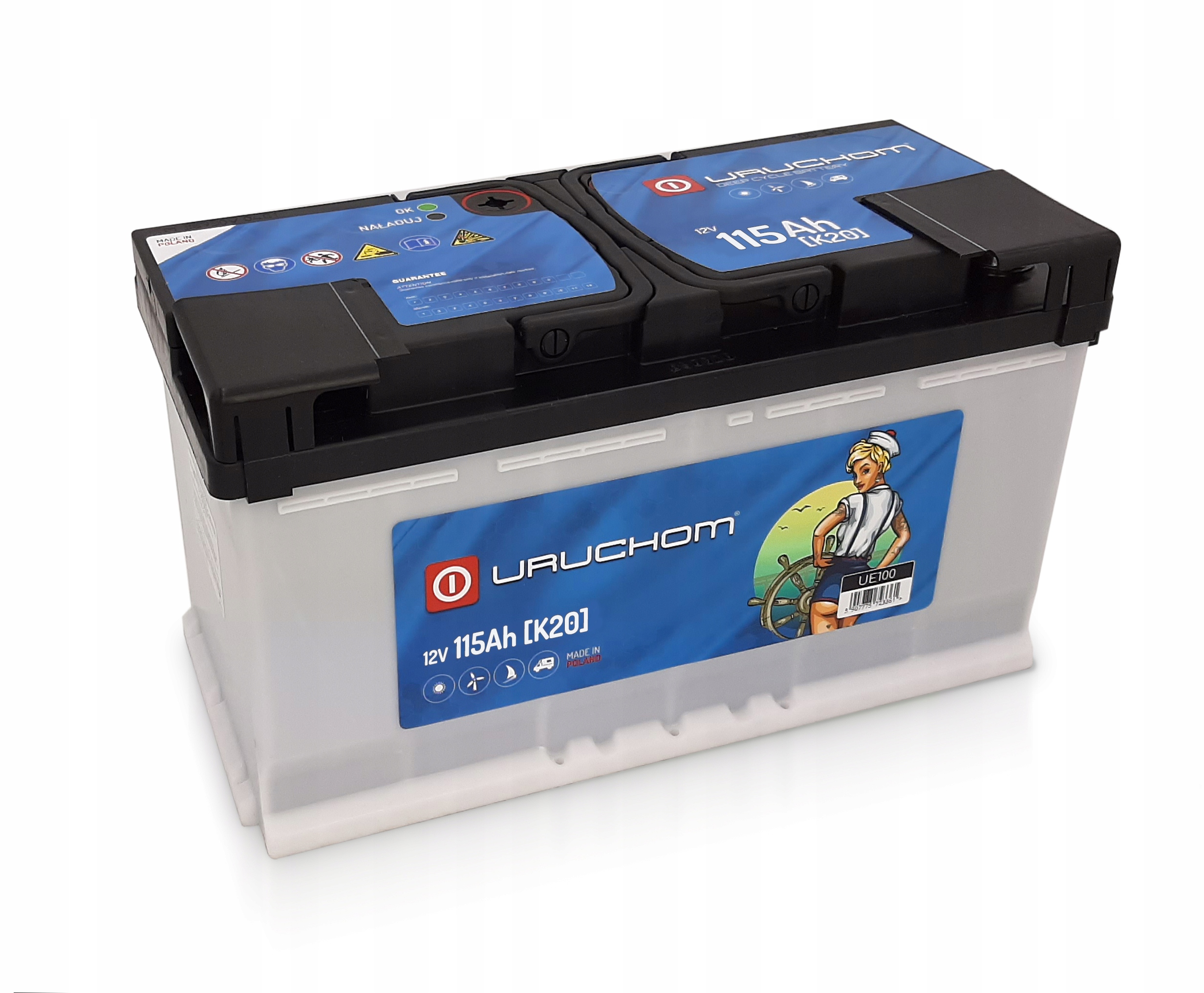 Akumulator do Kampera Łodzi 115Ah Uruchom Energy Przeznaczenie silniki