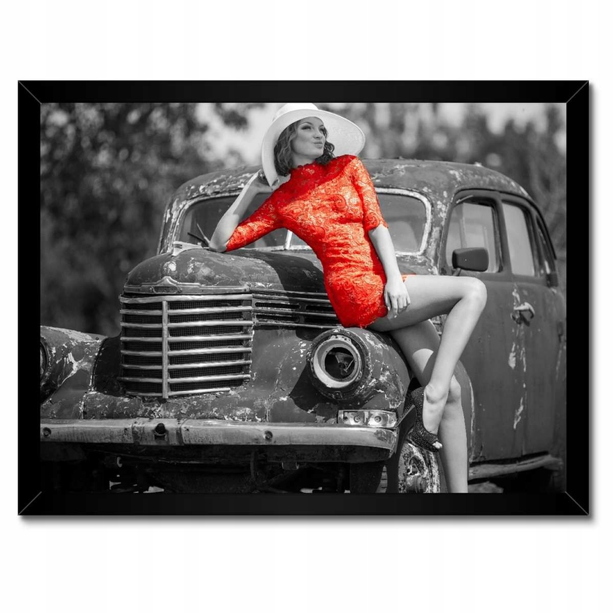 Plakáty v rámu 40x30 Elegantní žena