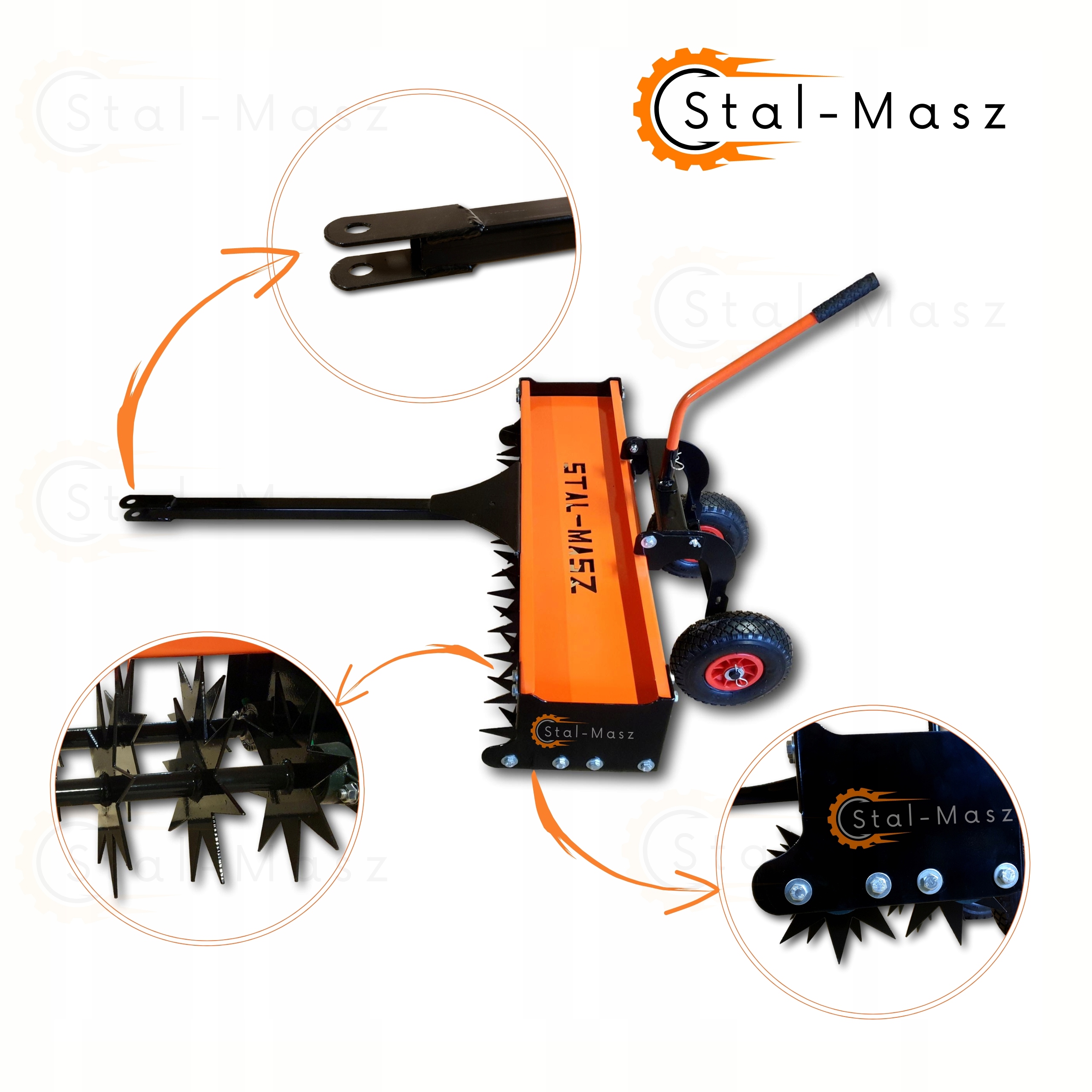 Aerator 2 Rzędowy do Traktorka Kosiarki Kod producenta A