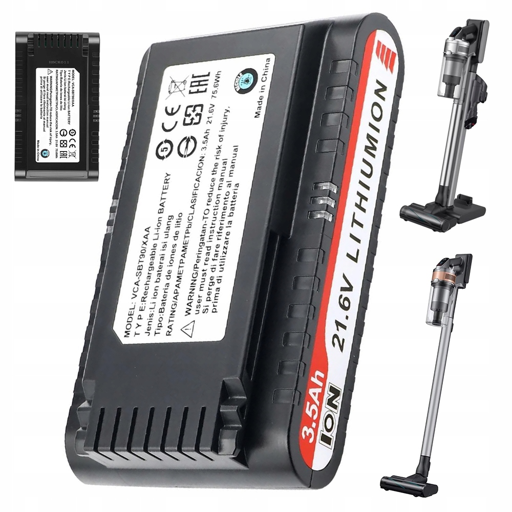Baterie Akumulátor Pro Vysavače Samsung JET75/90/90E/VS9000 21.6V 3500MAH