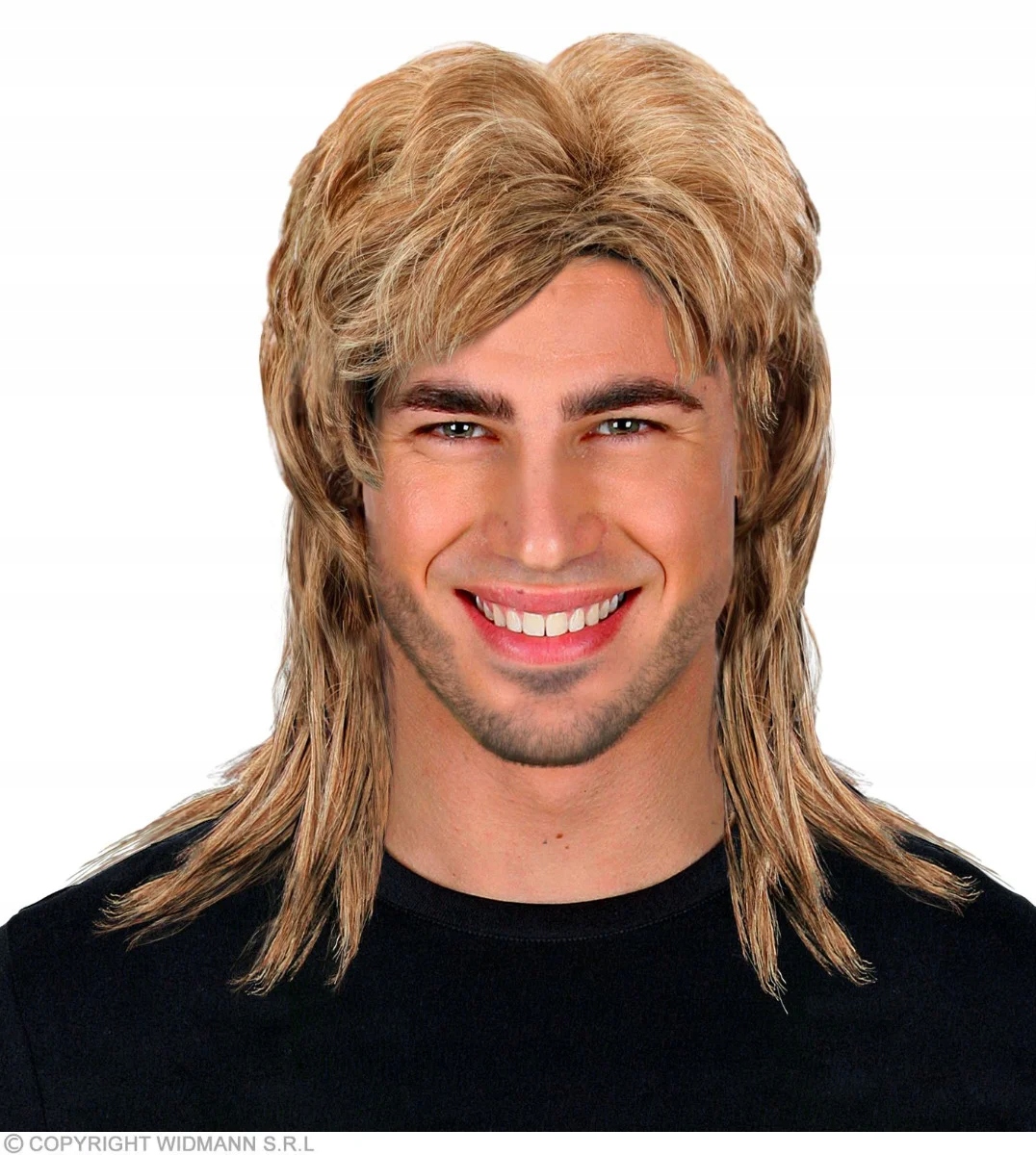 Peruka Retro Lata 80 Lata 90 Disco Zenek Kazik Czeski Piłkarz Perułka Marka Widmann