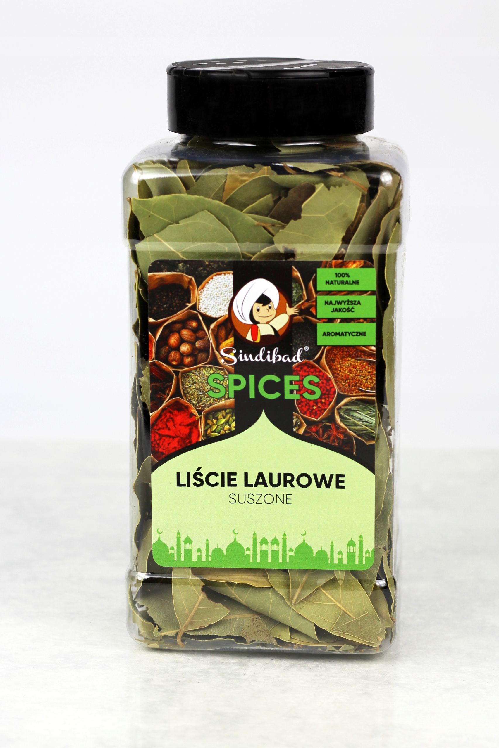 LIŚCIE LAUROWE LIŚĆ LAUROWY 60 g SINDIBAD AROMAT Waga 60 g