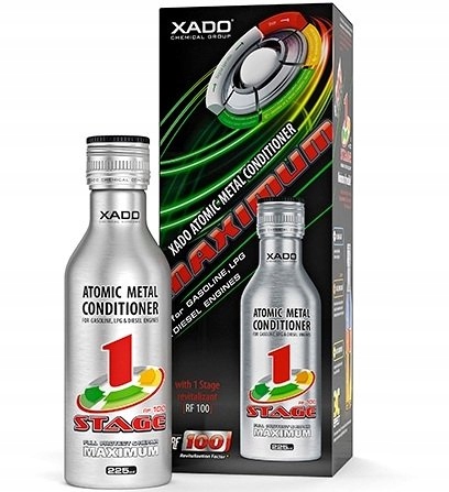 XADO 1 STAGE MAXIMUM BUTELKA 225ML Pojemność opakowania 225 ml