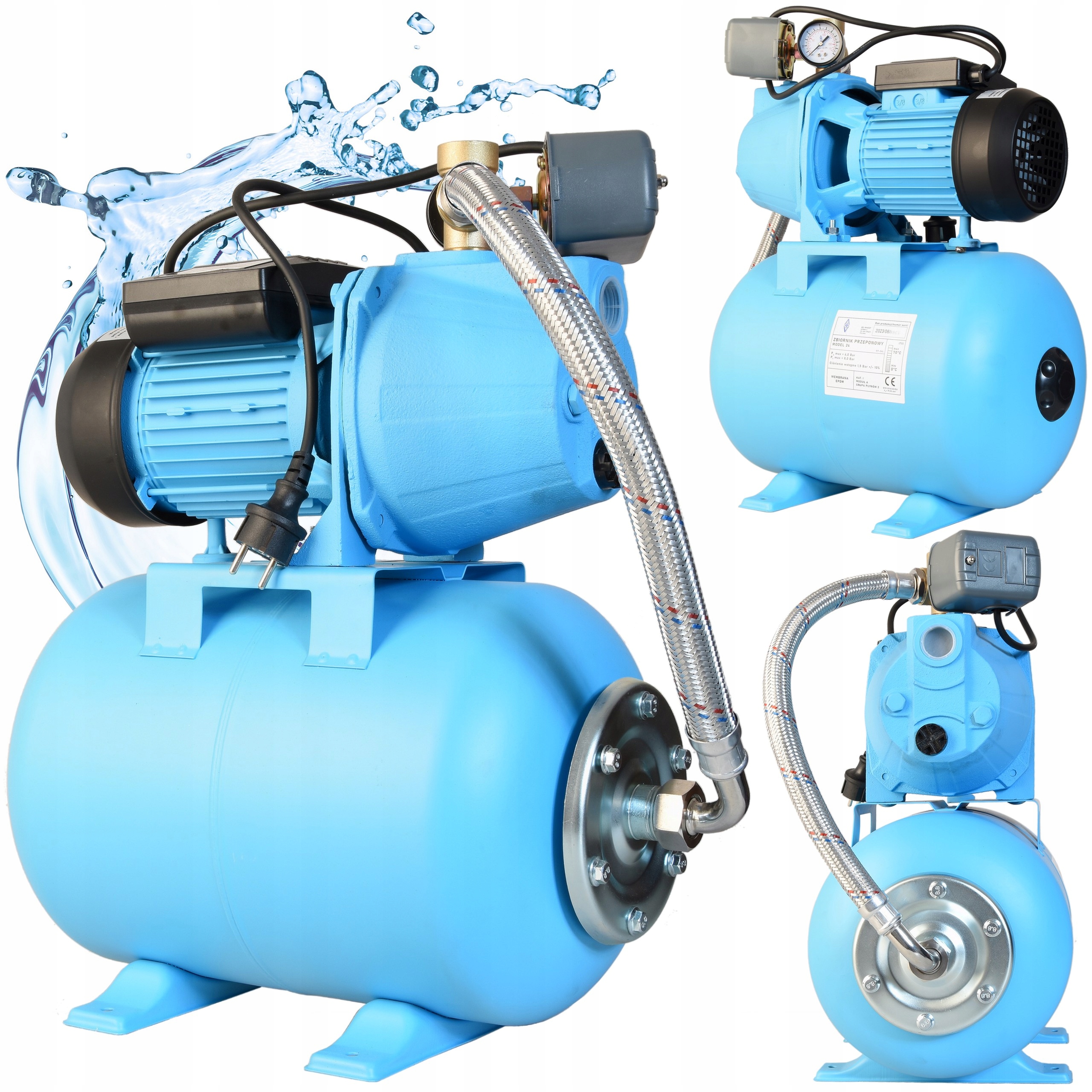 Hydrofor Na Vodu 24L Čerpadlo Jet 100S 100 Hydroforový set 3600 l/h 1100 W