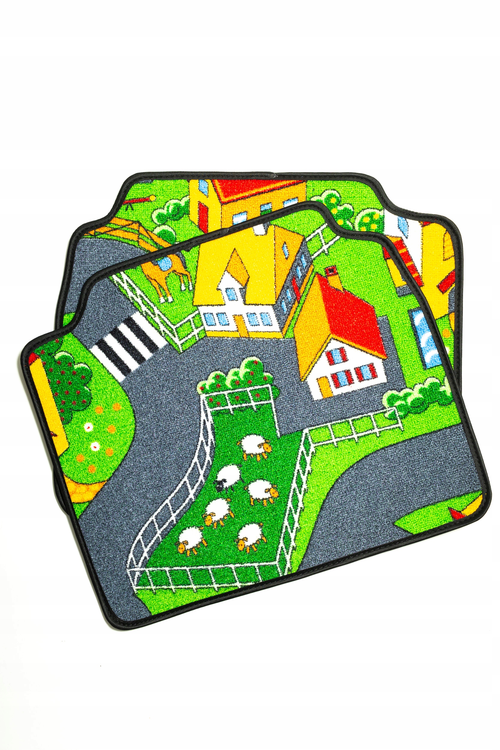 Dywaniki samochodowe welurowe Zestaw 4szt Modelowe Zestaw wieloelementowy tak