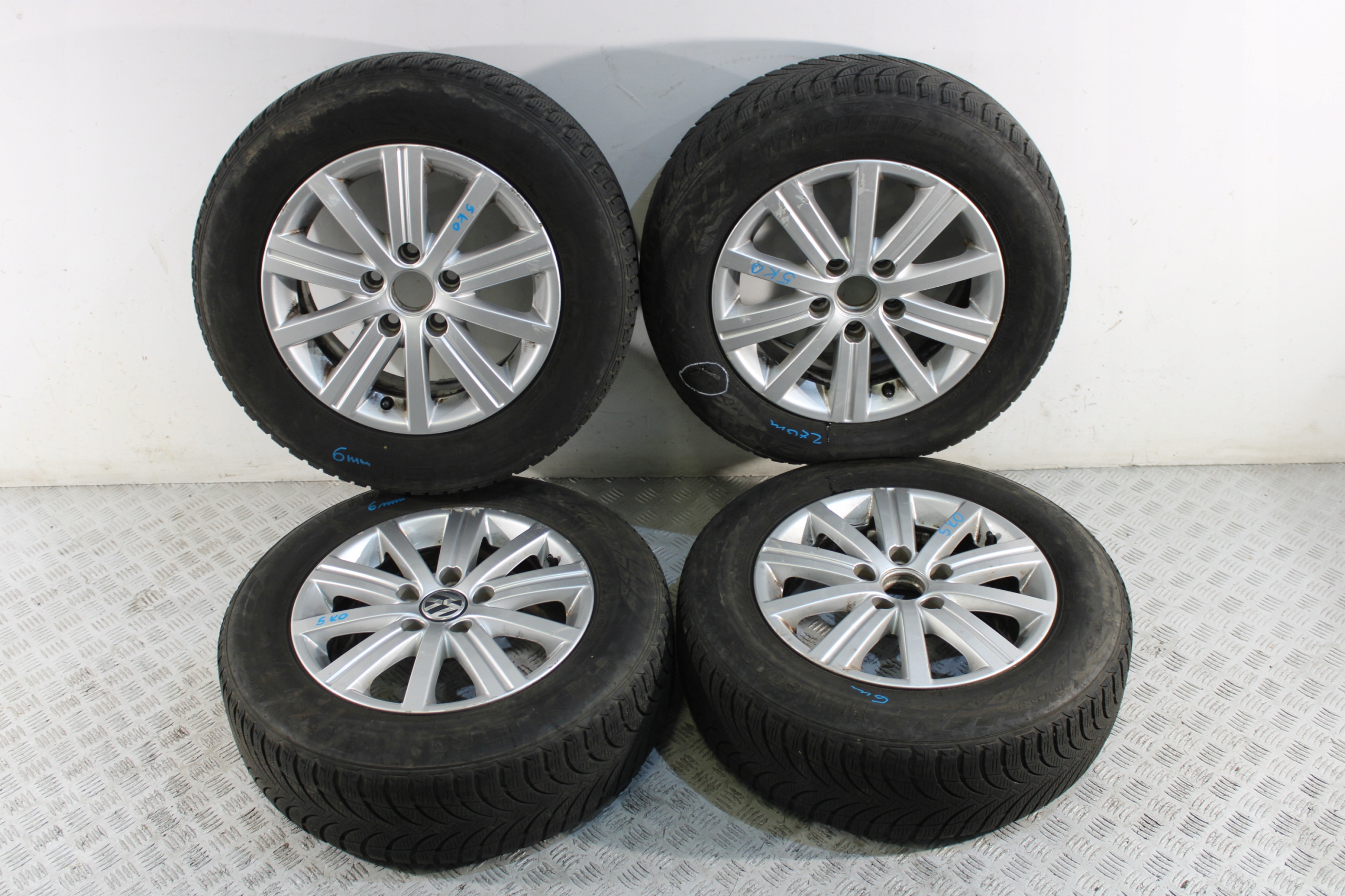 wheels tyres disc 195/65 R15 GOLF VI 6 5K0