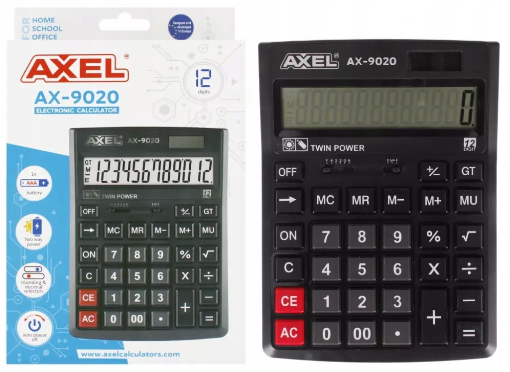 Kalkulator Axel Ax-9020 pudełko 50/100 AXEL