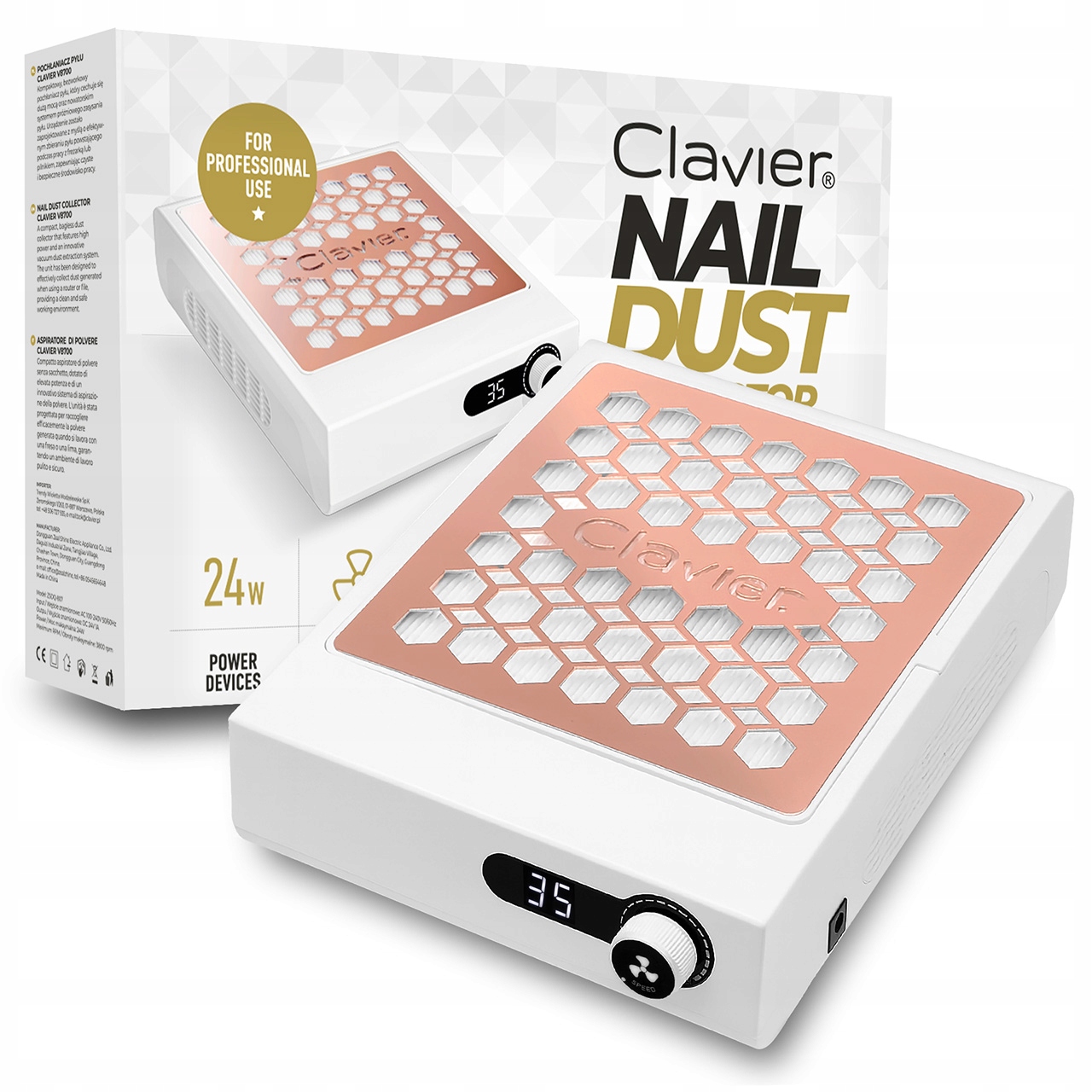 Kazetový Odsávačka prachu Clavier V8700 24W