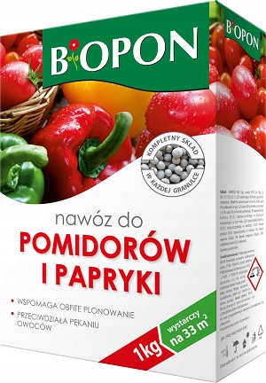 

Biopon Nawóz do Pomidorów i Papryki 1kg