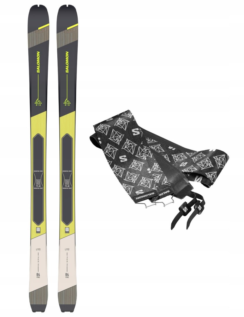 Narty skitourowe Salomon Mtn 84 Pure Foki Mtn dł.156 cm