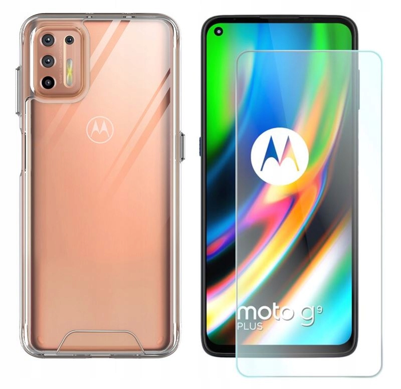 

Etui Jelly Hybrid Case do Moto G9 Plus bezb+ Szkło