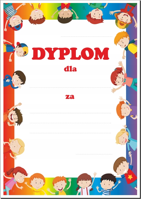 

Dyplom: Uniwersalny Dzieci (wzór 8) format A4