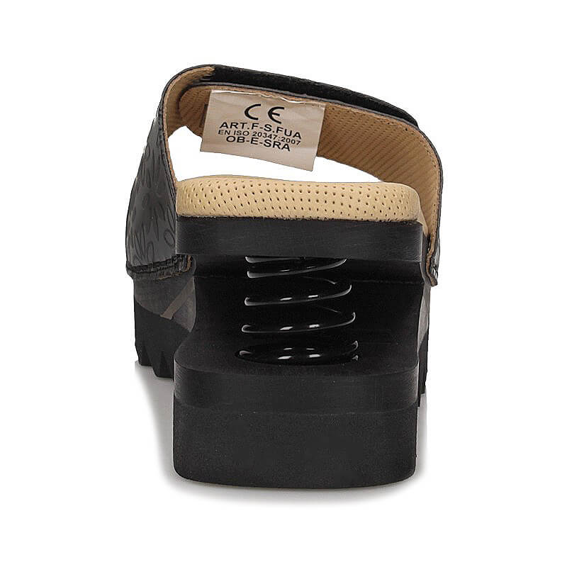 Drewniaki klapki na sprężynie Baldo 24/81-sfu-venice nera st.10 Stan opakowania oryginalne