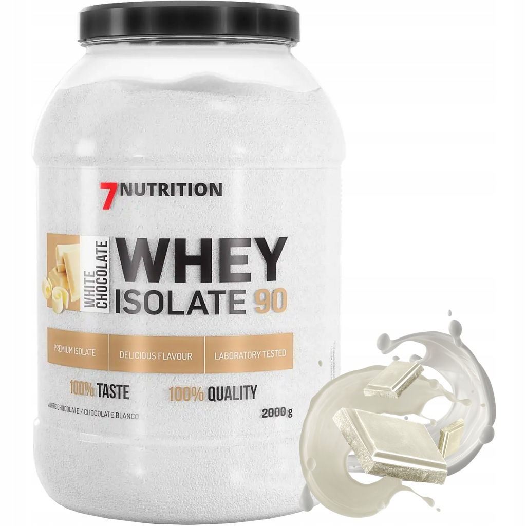 7 Nutrition Whey Isolate 90 2000 g bílá čokoláda