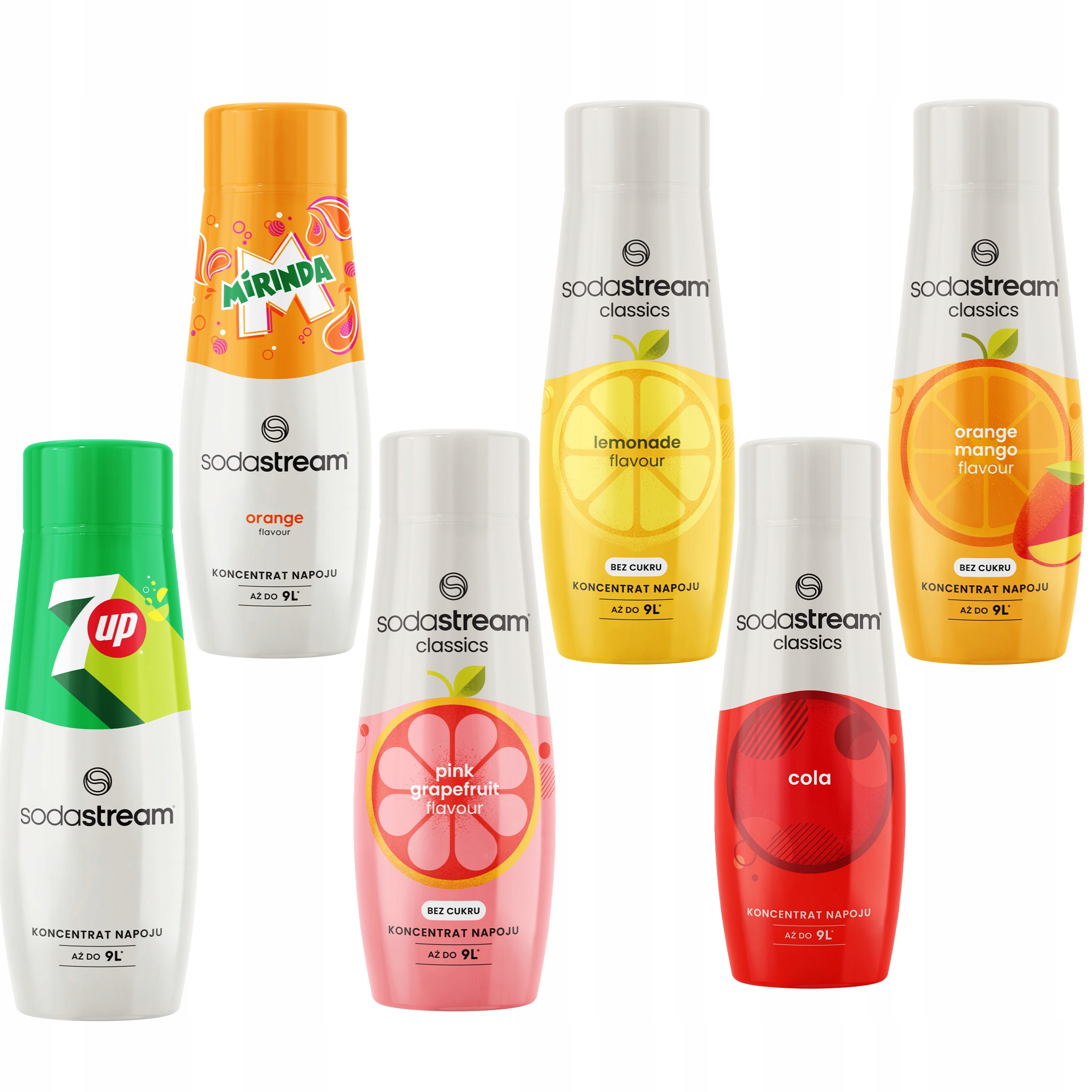 Levně Sodastream Sada koncentrátů 6 příchutí pro vodu a plyn