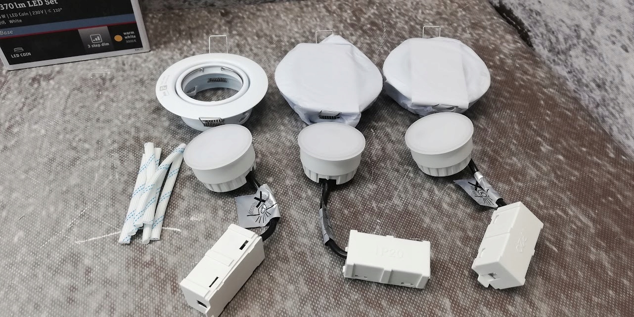 Paulmann 93427 LED oprawa do zabudowy, Base, okrągła, 3x5W Marka Paulmann