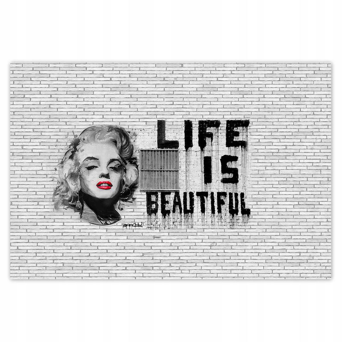 Plakáty 200x135 Banksy Life jsou krásné