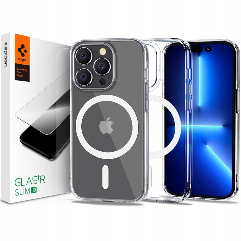 

Etui Magsafe Do Iphone 12 Pro +2x Szkło Spigen