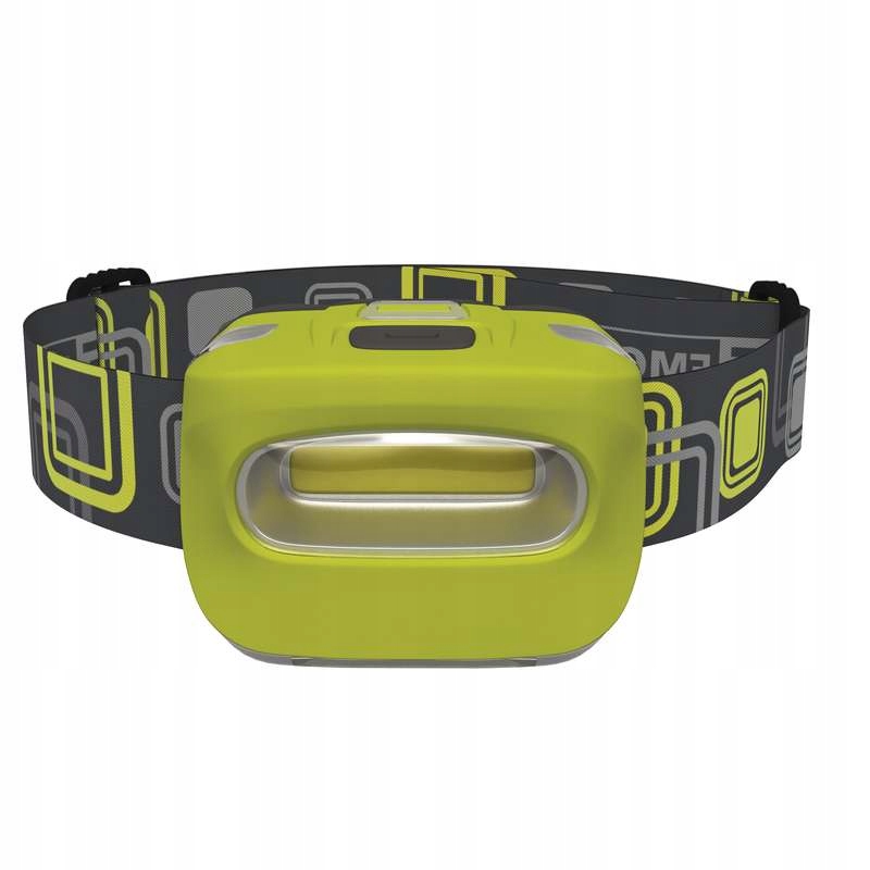 Latarka czołowa Led Cob 2W Sos zielona P3528