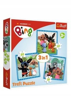 

Trefl Puzzle 3W1 Zabawa Z Przyjaciółmi