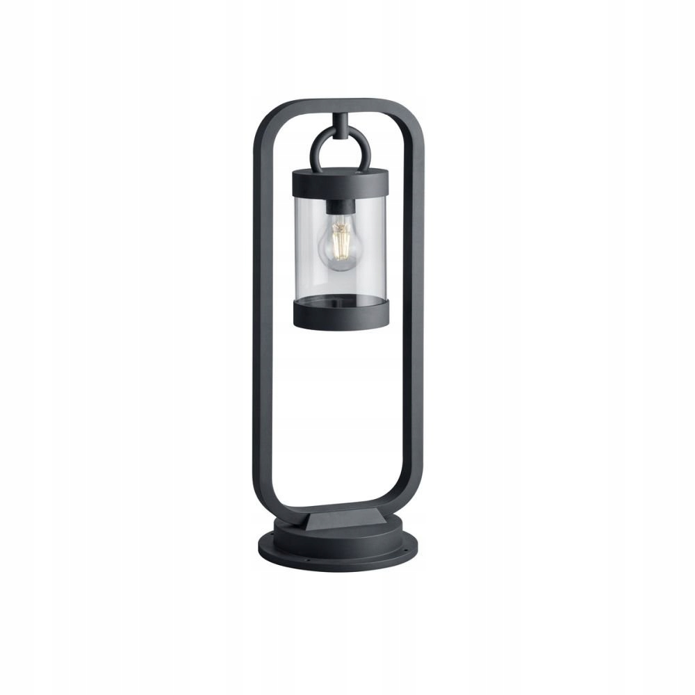 Vonkajšia záhradná lampa s stĺpikom 60 cm so senzorom súmraku Trio Sambesi