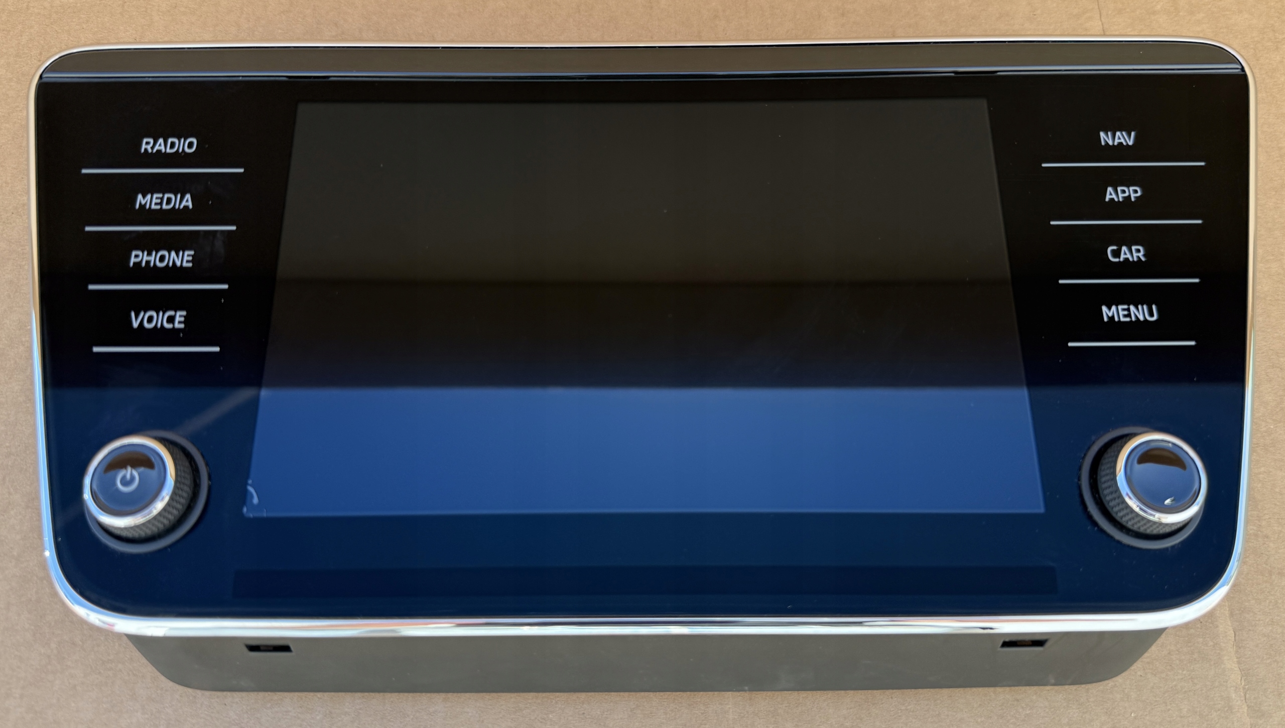 EKRAN display SKODA SUPERB III 3V0919605D original