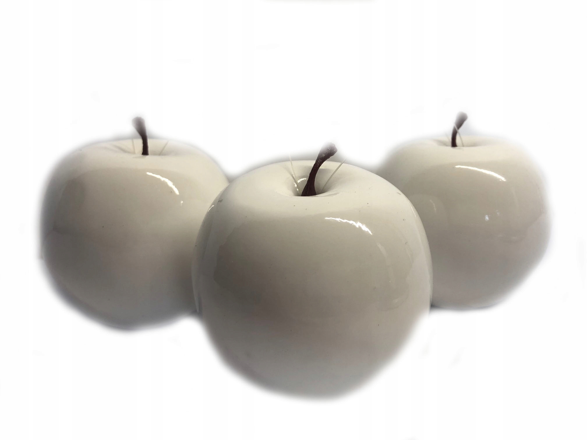 JABŁKO BIAŁE BOMBKA ZAWIESZKA SZTUCZNE JABŁKA Marka inna