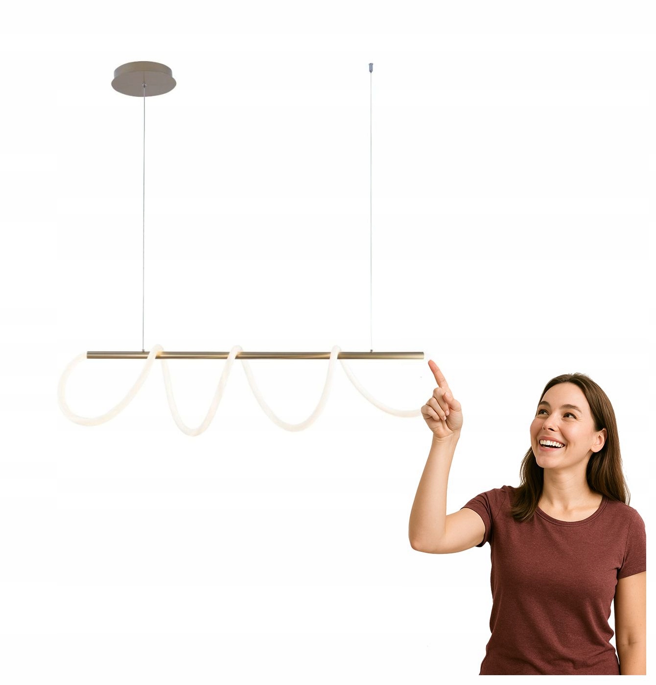 Závesná Led lampa 45W Balbo 20006PM-GD Zuma Line