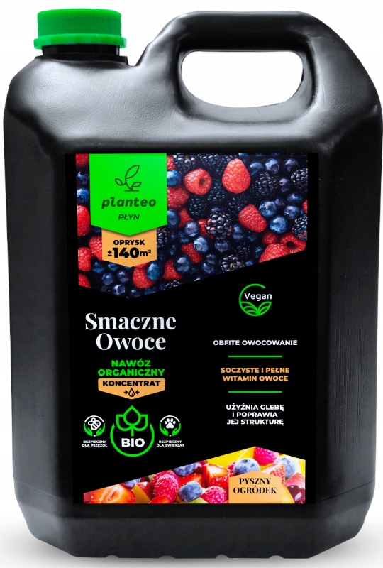 

Płyn Nawóz Naturalny Smaczne Owoce Bio Planteo 5L