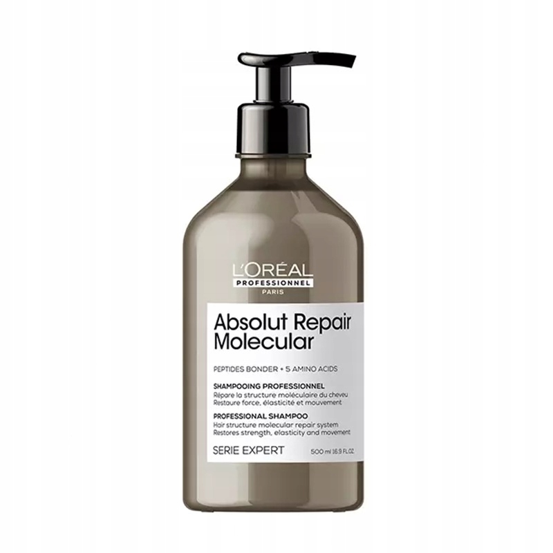 Loreal Absolut Repair Molecular szampon odbudowujący 500ml zniszczone włosy