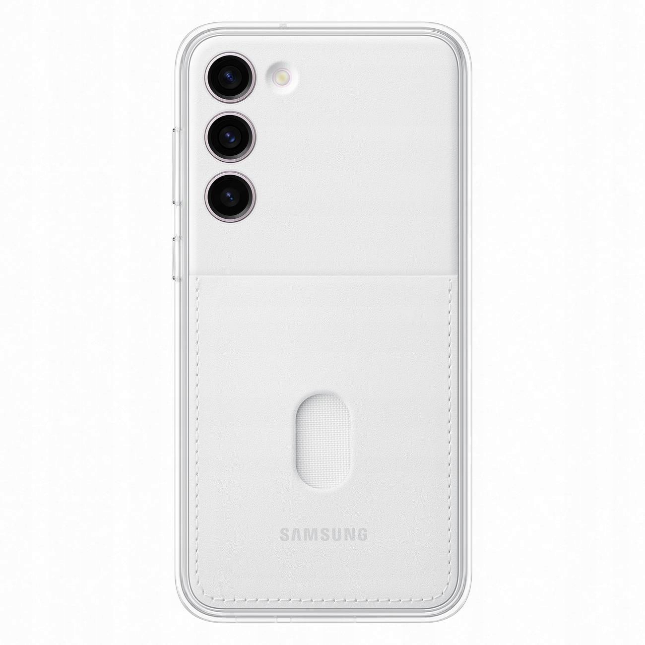 Pouzdro Samsung Galaxy S23+ s vyměnitelným zadní kryt krytem Samsung bílé