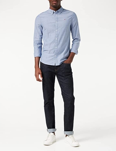 Tommy Jeans Košile S Dlouhým Rukávem S Logem L 6FA