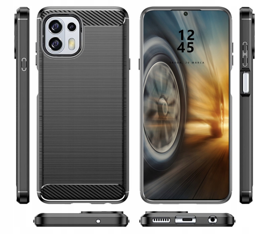 

Etui Karbon Case Do Motorola Edge 20 Lite Szkło