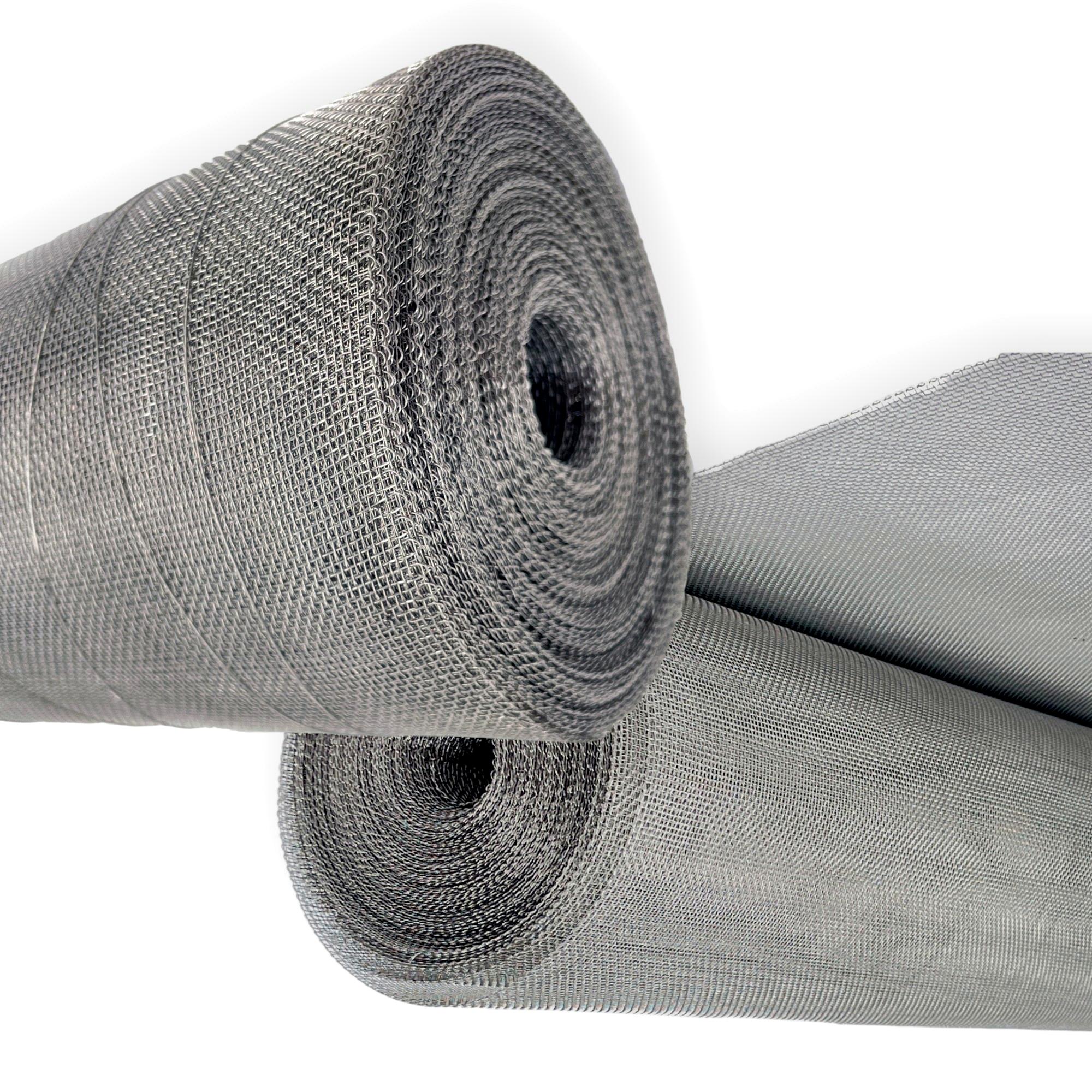 Siatka nierdzewana tkana drut 0,3mm, oczko 1,5 x 1,5mm, 20m x 1m