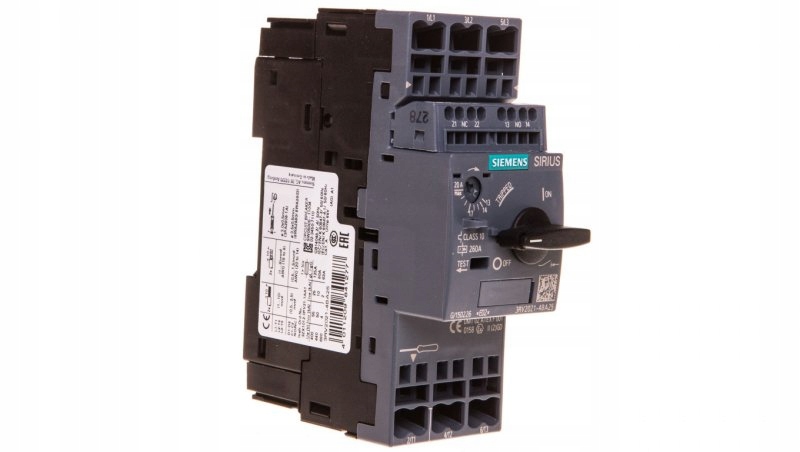 Motorový spínač 3P 7,5 kW 13-20A 1Z 1R S0, pružinové svorky