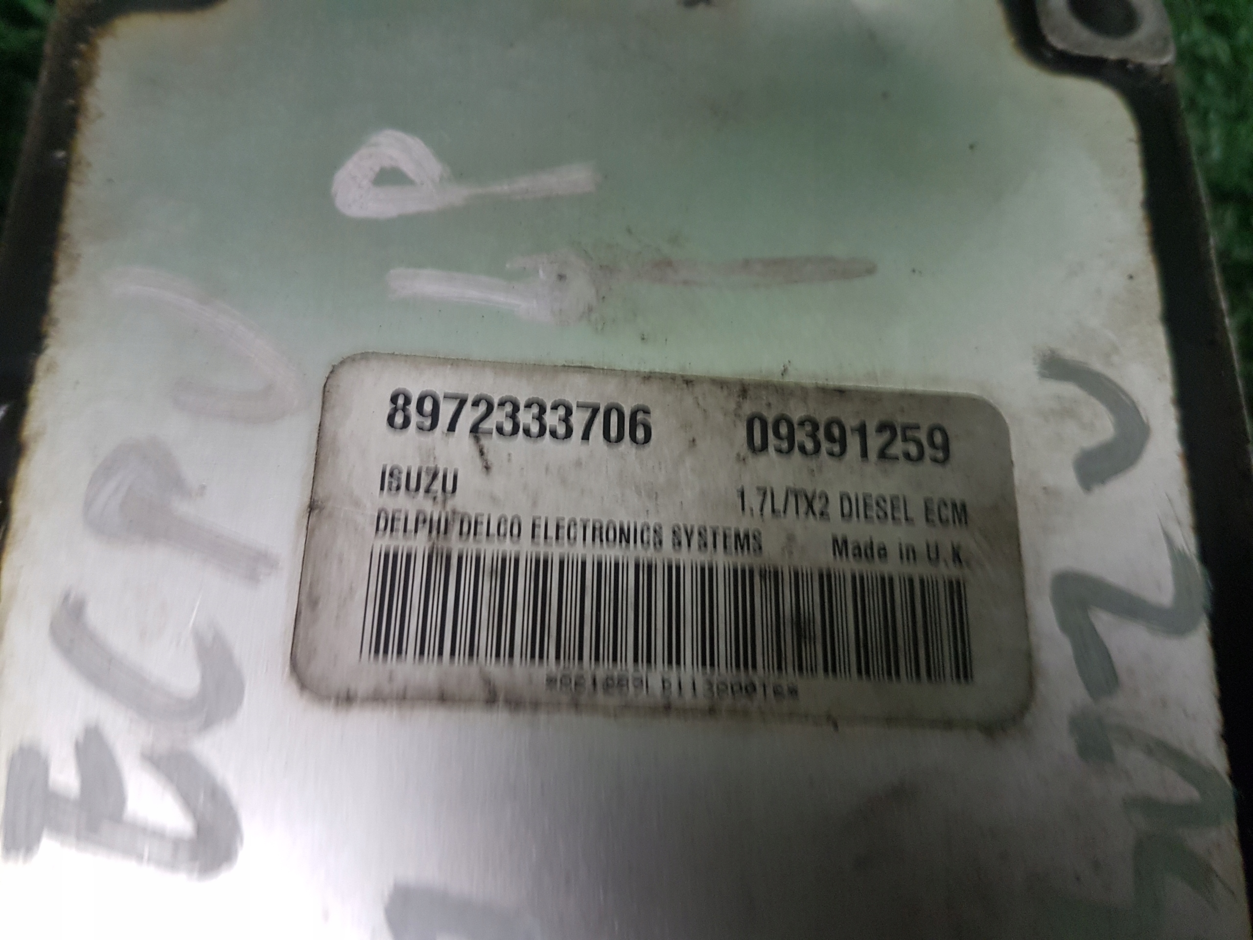computer of the engine control unit OPEL CORSA C 8972333706