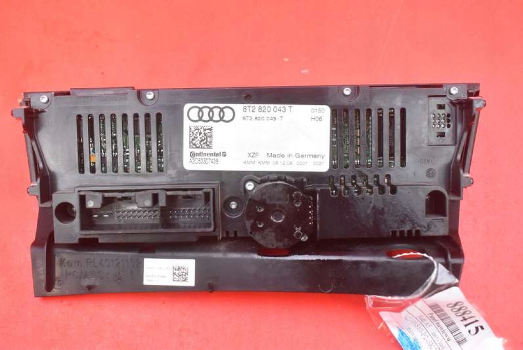 control panel air conditioning devices KLIMY 8T2820043T AUDI A5 8T 07-11